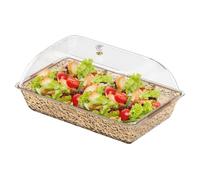 Serving Trays For Party - Food Display Tray With Compartments And Lid