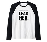 Servire Dio Attraverso Il Matrimonio Moglie Cristiana Scopo Fede Maglia con Maniche Raglan