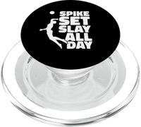 Servire, Spike, Slay: Scatena il tuo maestro di pallavolo interiore PopSockets PopGrip per MagSafe