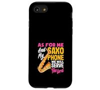 Serviremo il Signore Gesù Cristo Sassofono Cristiano Custodia per iPhone SE (2020) / 7/8