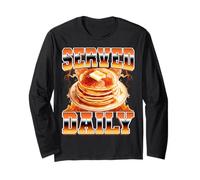 Servito Daily Pancake Maker 90s Bootleg Style Maglia a Manica