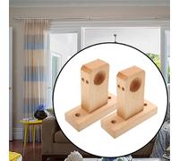 Servitore a tenda in legno da 2 pcs pesante installazione di legno staffa in