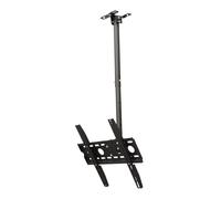 Servitore di supporto TV a soffitto - Tilting e rotazione Monte TV a soffitto, staffa TV regolabile altezza completa per TV da 32-55 pollici, con carico di 35 kg/77 libbre, Vesa massimo 400x40