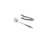 Servitore per pasta in acciaio inox, utensili da cucina per alimenti con manico ergonomico e spaziatura perfetta dei denti, formatura integrale