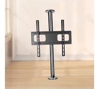 Servitore per pavimento TV LCD-Porta rotante a parete di partizione a 360 gradi, supporto per il soffitto TV in inclinazione regolabile, adatto a 32-55 pollici schermo (66-82 cm)