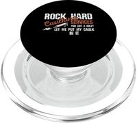 Servizi di calafataggio duro rock Hai un buco Lasciami mettere Caulk PopSockets PopGrip per MagSafe