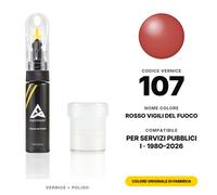 Servizi Pubblici I 107 Rosso Vigili del Fuoco Colore Abbinato Vernice Ritocco S