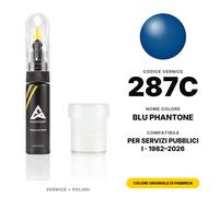 Servizi Pubblici I 287C Blu Phantone Colore Abbinato Vernice Ritocco Set Graffi