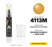 Servizi Pubblici I 4113M Arancio Atac Citta di Roma Colore Abbinato Verni 6846S