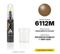 Servizi Pubblici I 6112M Verde Esercito Italiano Colore Abbinato Vernice 6849S
