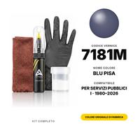 Servizi Pubblici I 7181M Blu Pisa Colore Abbinato Vernice Ritocco Completo