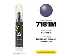Servizi Pubblici I 7181M Blu Pisa Colore Abbinato Vernice Ritocco Kit Lacca Pen