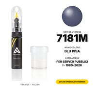 Servizi Pubblici I 7181M Blu Pisa Colore Abbinato Vernice Ritocco Set Auto Fix