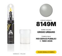 Servizi Pubblici I 8149M Grigio Urbano Colore Abbinato Vernice Ritocco Set