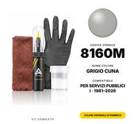 Servizi Pubblici I 8160M Grigio Cuna Colore Abbinato Vernice Ritocco Completo