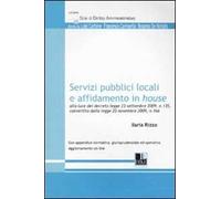 Servizi pubblici locali e affidamento in House