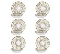 Servizio 12 piatti porcellana Gelsira verde