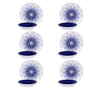 Servizio 12 piatti porcellana Virella blu