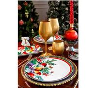 Servizio 18 piatti Apple in fine porcellana + Piatto Portata + Tazzine Caffe FADE