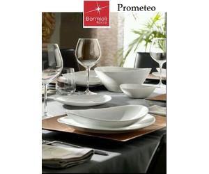 Servizio 36 Piatti Ovale Prometeo Bormioli Piatto Fondo Piano Frutta x12 Persone