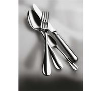 Servizio 75 pezzi Roma in Acciaio Inossidabile, colore Acciaio, Lavabile in lavastoviglie inox