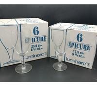 Servizio Bicchieri Luminarc Epicure X6 25,5cl X6 17,5cl 12Pz crystal clear glas
