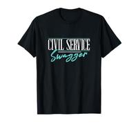 Servizio Civile Swagger Divertente Servizio pubblico Un funzionario pubblico Maglietta