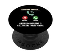 Servizio clienti Sarcastico Support Desk Rappresentante PopSockets PopGrip Adesivo