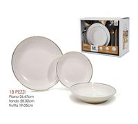 SERVIZIO DA TAV. 18PZ PORC. GOLD CIRCLE ART.513452