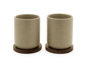 SERVIZIO DA TAVOLA BREDEMEIJER Umea loam, Grigio, set da 2 pezzi