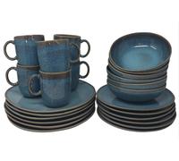 Servizio Da Tavola Completo 24 Pezzi Lave Glacé Di Villeroy & Boch Turchese Blu