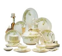 Servizio da tavola in porcellana for feste, 88 pezzi, for ospiti, forniture for catering, set, piatti for la colazione, completa per cenare(60pcs for 10people)