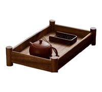 Servizio da tè in legno di noce legno massello stile vintage per uso tavola da