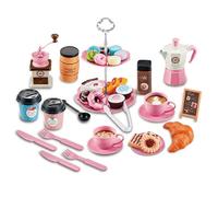 Servizio da tè per tutti-piccoli, Servizio da tè per ragazze - Set di giochi da tè all'ora del tè,Giocattolo da cucina principessa tea time per amici, famiglia, ragazzi