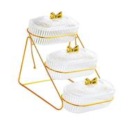 Servizio di forniture per la piastra di frutta a più strati Vernello Piatto di