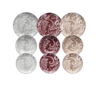 Servizio Piatti 18Pezzi Louis Acanto Multicolore Ceramica colorata Tognana Saldo