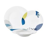 Servizio di Piatti da Tavola in Ceramica Trend Ibiza 18 Pezzi