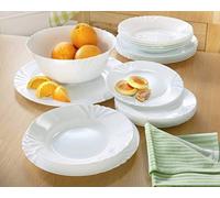Bormioli Servizio Da Tavola 19 Pezzi Ebro Bianco 8411712234041