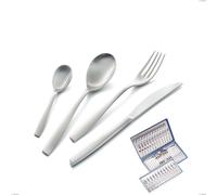 Servizio di posate 75 pezzi in astuccio regalo Eleven Sabbiato, Acciaio 18-10 Sabbiato cromo