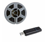 Servizio di Riversamento, Trasferimento da pellicole 8mm e Super 8 su Pendrive o DVD (18 CM - 30 MINUTI SU PENDRIVE)