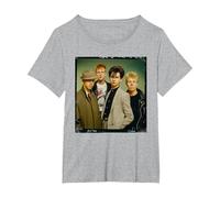 Servizio Fotografico Depeche Mode Londra di Simon Fowler Maglietta, Donna Plus-Size, Grigio Melange, 1X