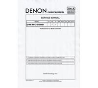 Servizio Manuale di Istruzioni per Denon DN-MC6000