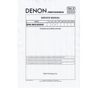 Servizio Manuale di Istruzioni per Denon DN-MC6000