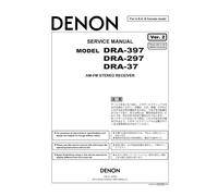Servizio Manuale di Istruzioni per Denon DRA-397,DRA-297,DRA-37