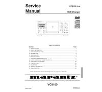 Servizio Manuale di Istruzioni per Marantz VC-8100