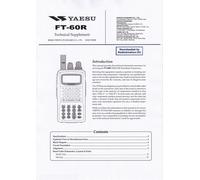 Servizio Manuale di Istruzioni per Yaesu FT-60 R