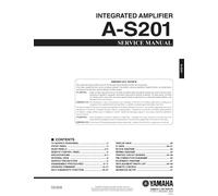 Servizio Manuale di Istruzioni per Yamaha A-S201