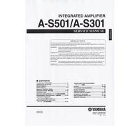 Servizio Manuale di Istruzioni per Yamaha A-S501, A-S301