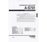 Servizio Manuale di Istruzioni per Yamaha A-S701