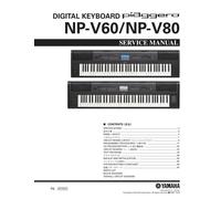 Servizio Manuale di Istruzioni per Yamaha NP-V60, NP-V80